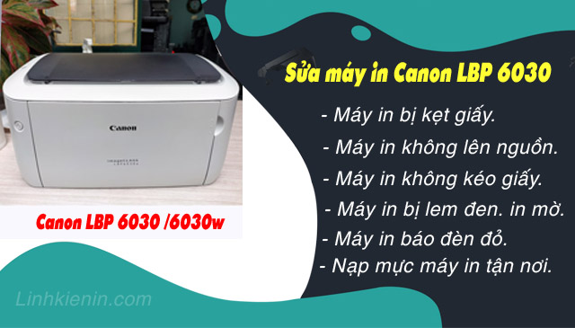 sửa máy in canon lbp 6030, 6030w tại quy nhơn