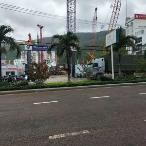 lắp đặt máy cho thuê tại công trình 72b tây sơn