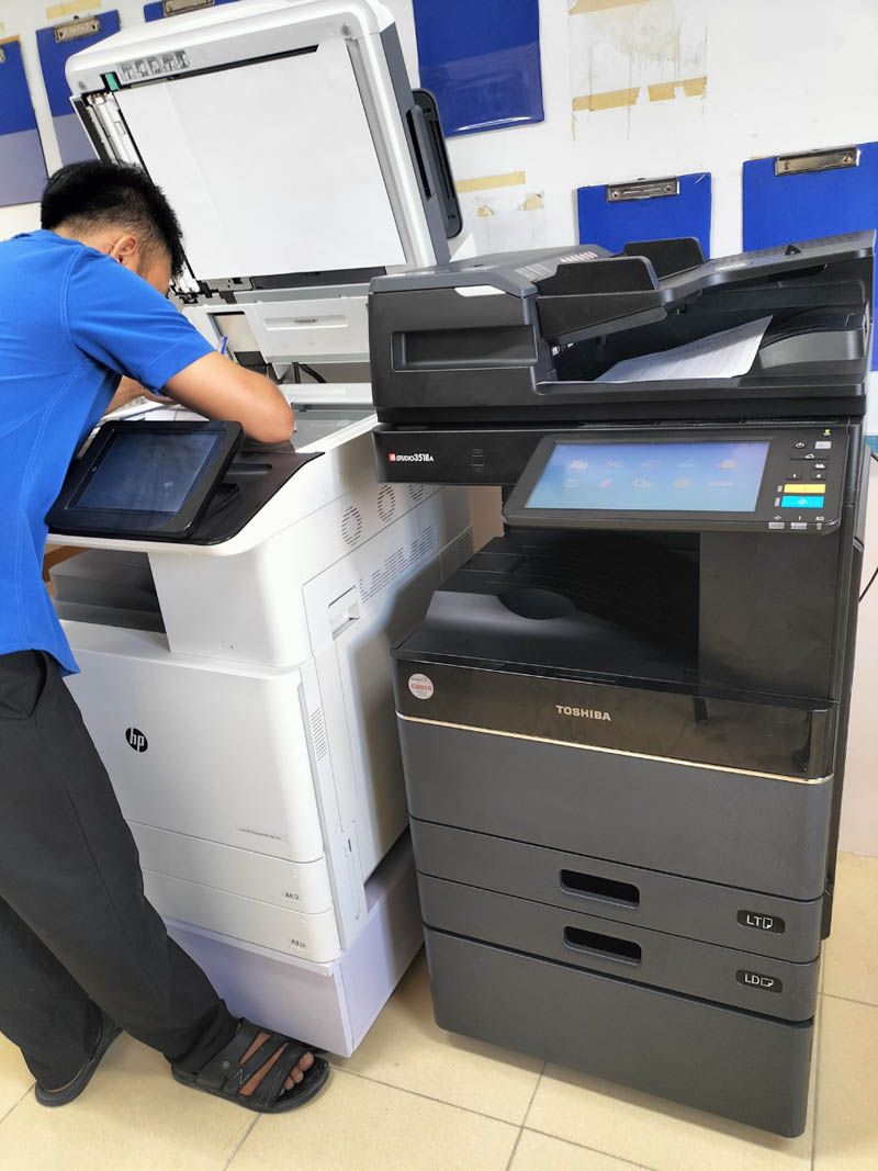 Cho thuê máy photocopy miễn phí lắp đặt tận nơi.